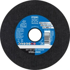 1 x řezný kotouč PFERD TOOLS SG STEELOX 61341112 rovný 125 mm  nerezová ocel, ocel