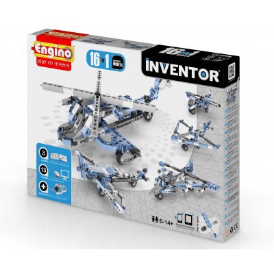 Stavebnice Engino 1633 Inventor 16 modelů létajících strojů
