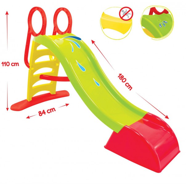 SKLUZAVKA MOCHTOYS 180CM ZELENOČERVENÁ