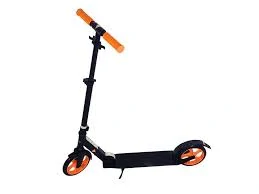 Skládací hliníková koloběžka NewCential Big Wheel AS-17020 černo/oranžová