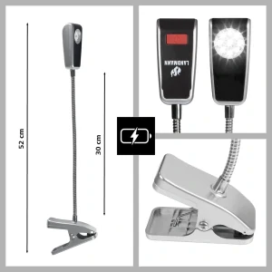 LANDMANN | Grilovací lampa | grilovací světlo | 9 LED - 3 x AAA