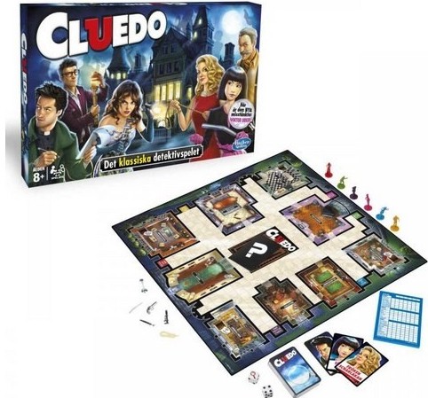 SPOLEČENSKÁ DETEKTIVNÍ HRA - HASBRO CLUEDO