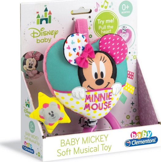 Plyšová hračka se zvuky a úchytem - Clementoni Minnie