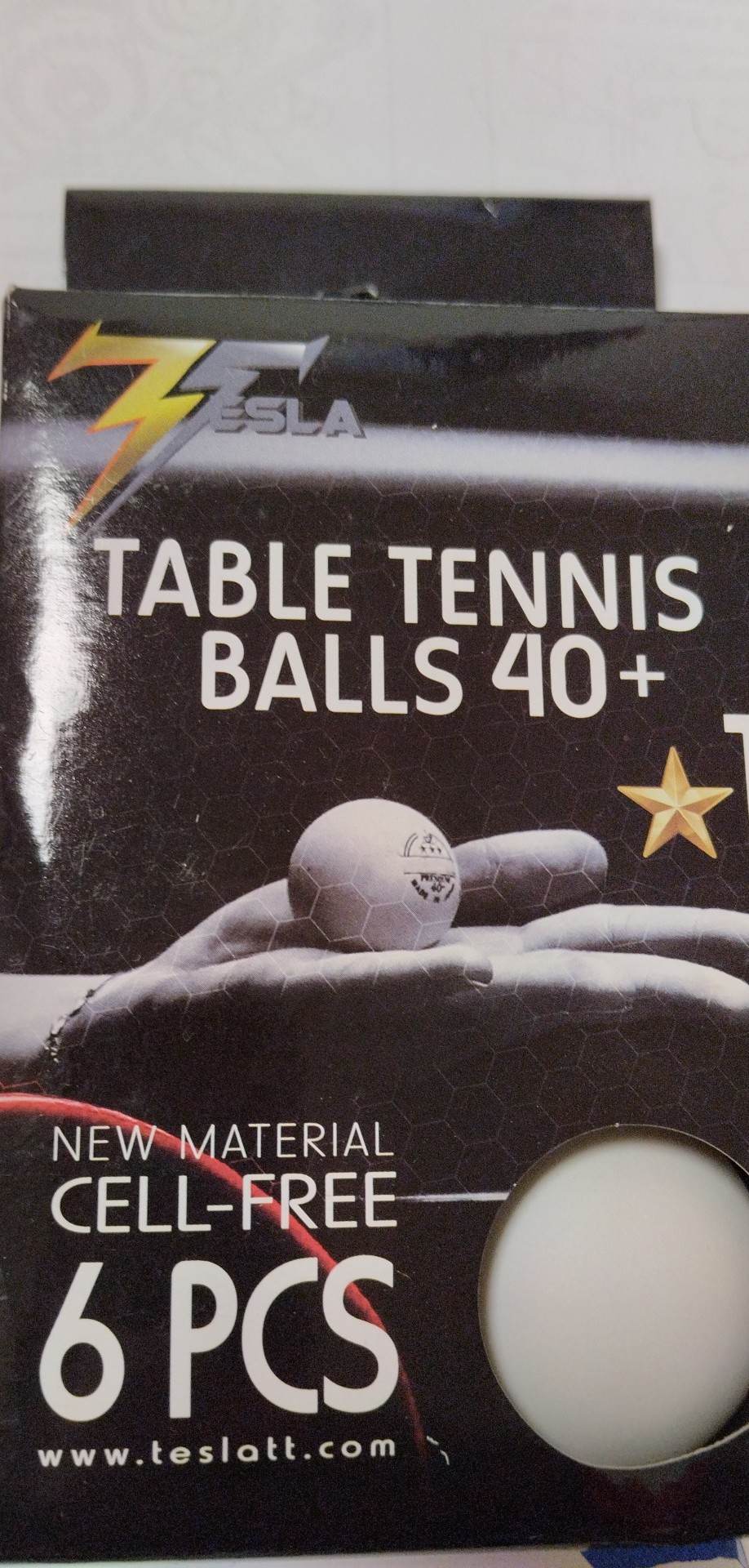 Mičky na stolní tenis 40+ - 6 ks