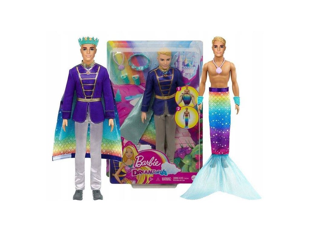 Barbie Ken z prince mořský muž - Mattel -