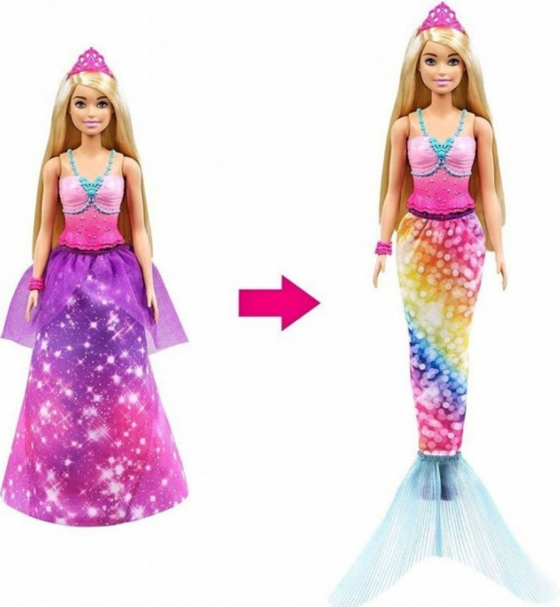 BARBIE Z PRINCEZNY MOŘSKÁ PANNA - MATTEL