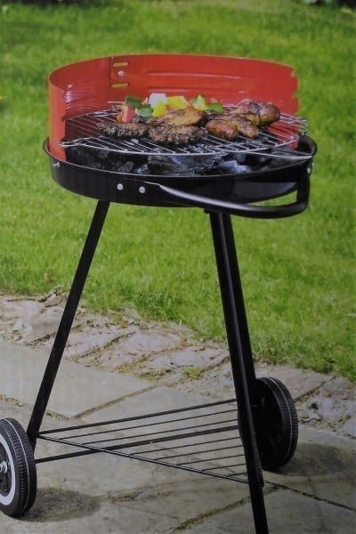 Gril na kolečkách BBQ - rošt 42cm