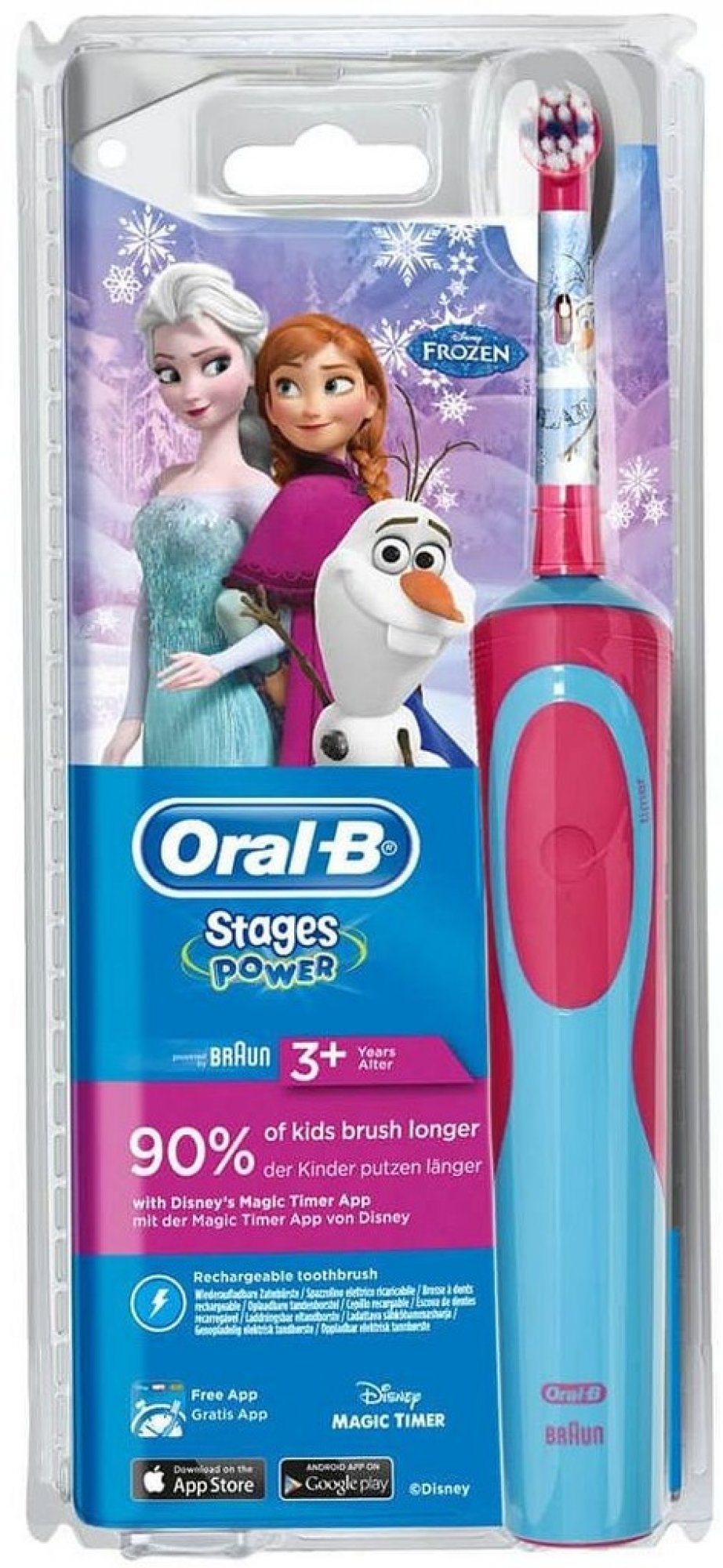 Dětský elektrický zubní kartáček ORAL-B Vitality Frozen