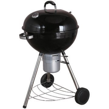 VELKÝ BBQ KOTLÍKOVÝ GRIL + TEPLOMĚR - 54CM