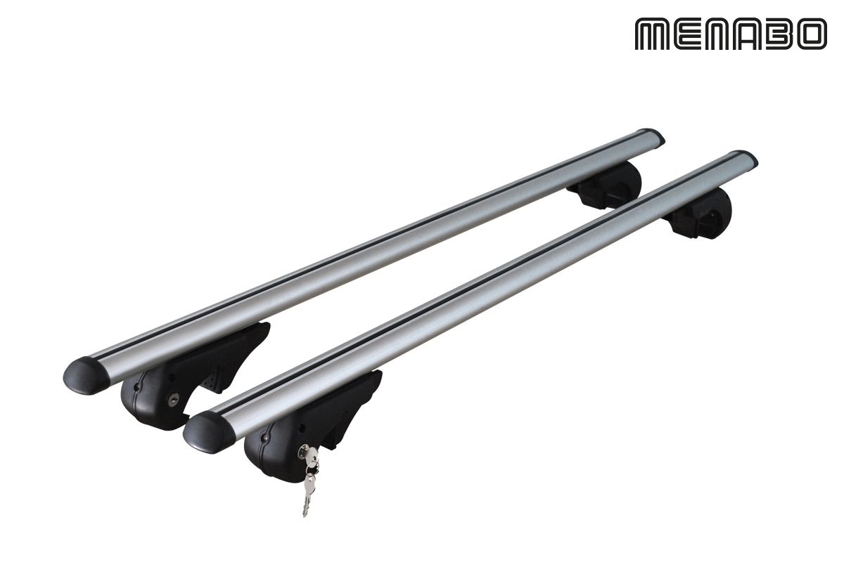 Střešní nosič příčník MENABO BRIO zamykací 1200mm, ALU