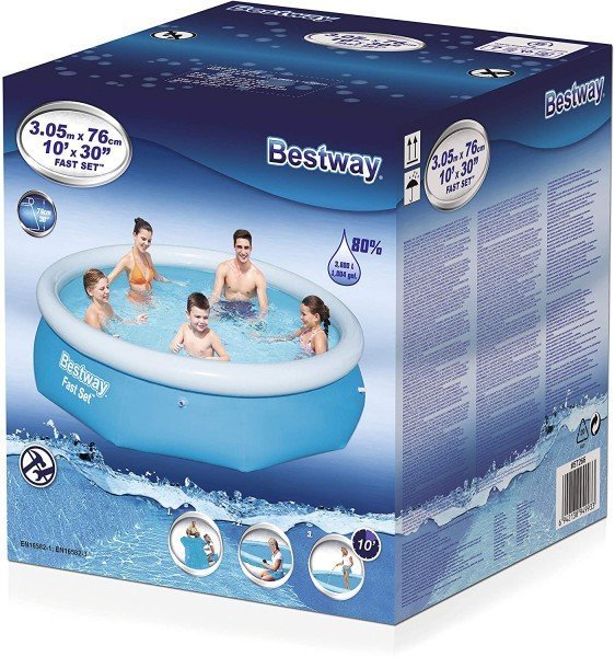 Kruhový nadzemní bazén Bestway Fast Set 3,05 x 0,76 m