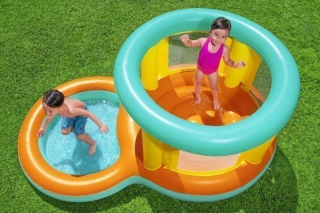 TRAMPOLÍNA S BAZÉNEM 239X142X102 CM BESTWAY 52385
