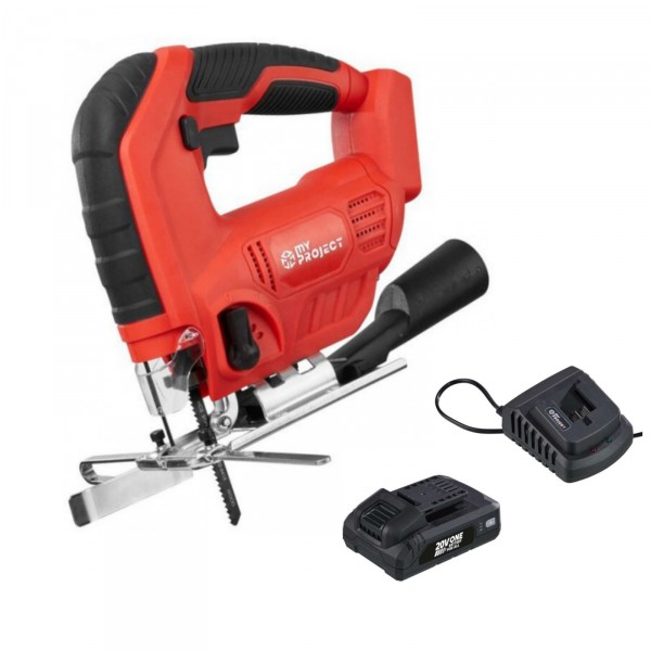 Aku přímočará pila 20V MyProject QD-6633R + baterie 2.0 Ah + nabíječka