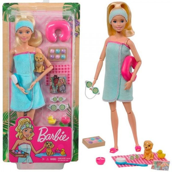 BARBIE - MATTEL - WELLNESS PANENKA BLOND VLASY