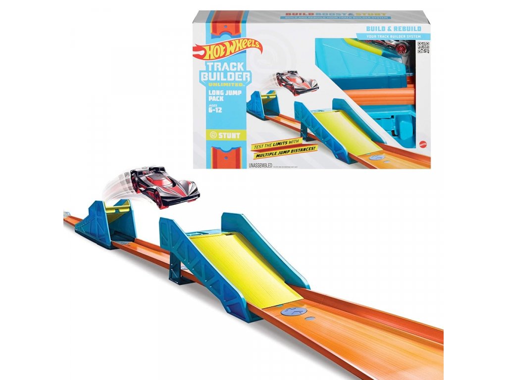Mattel Hot Wheels GLC89 Track Builder Unlimited - Long Jump pack