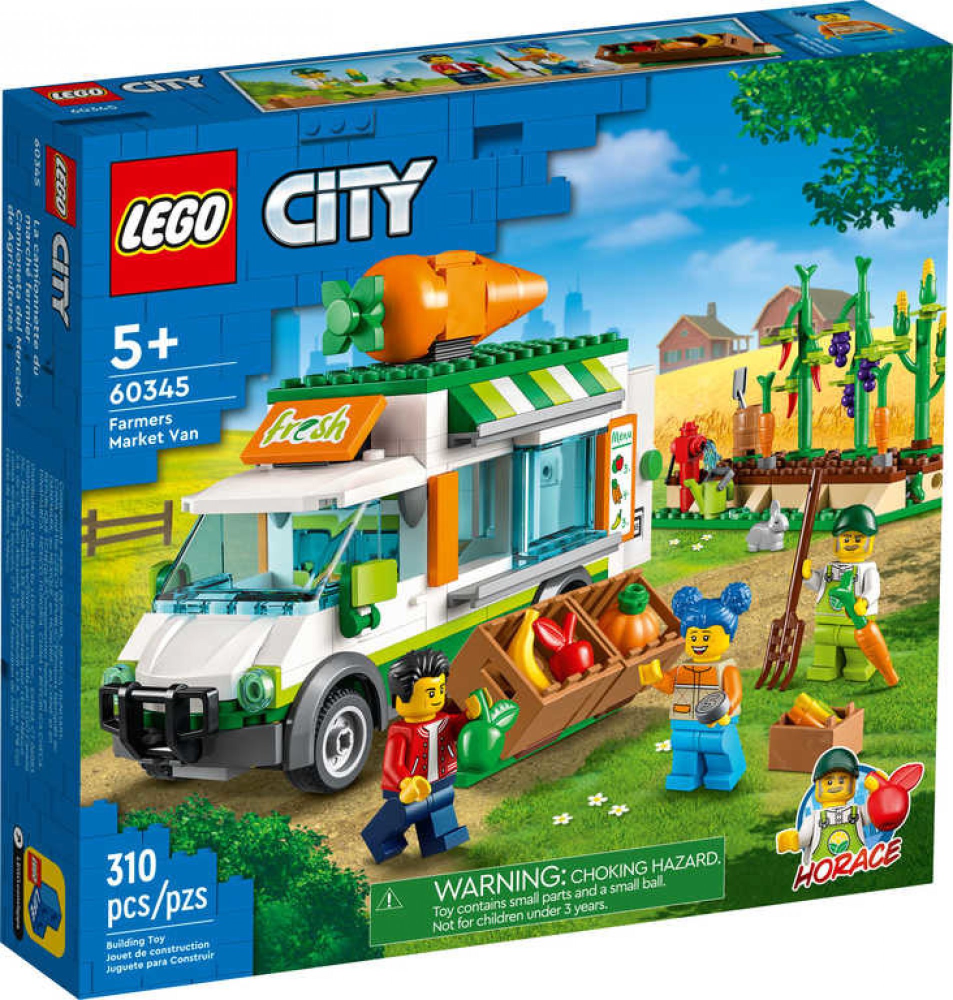LEGO® City 60345 Dodávka na farmářském trhu