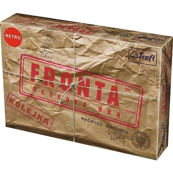 SPOLEČENSKÁ HRA ČEKÁNI VE FRONTĚ RETRO Z 80 LET