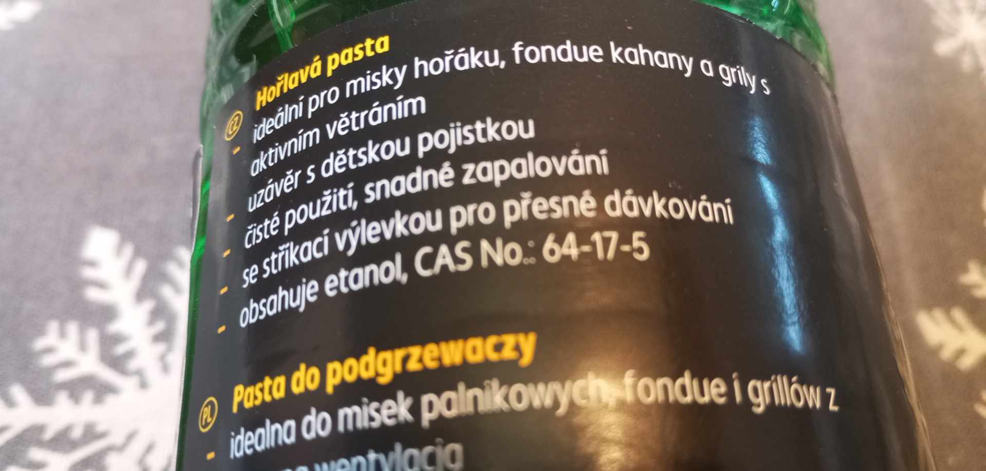 Hořlavá pasta 1 L - Countryside