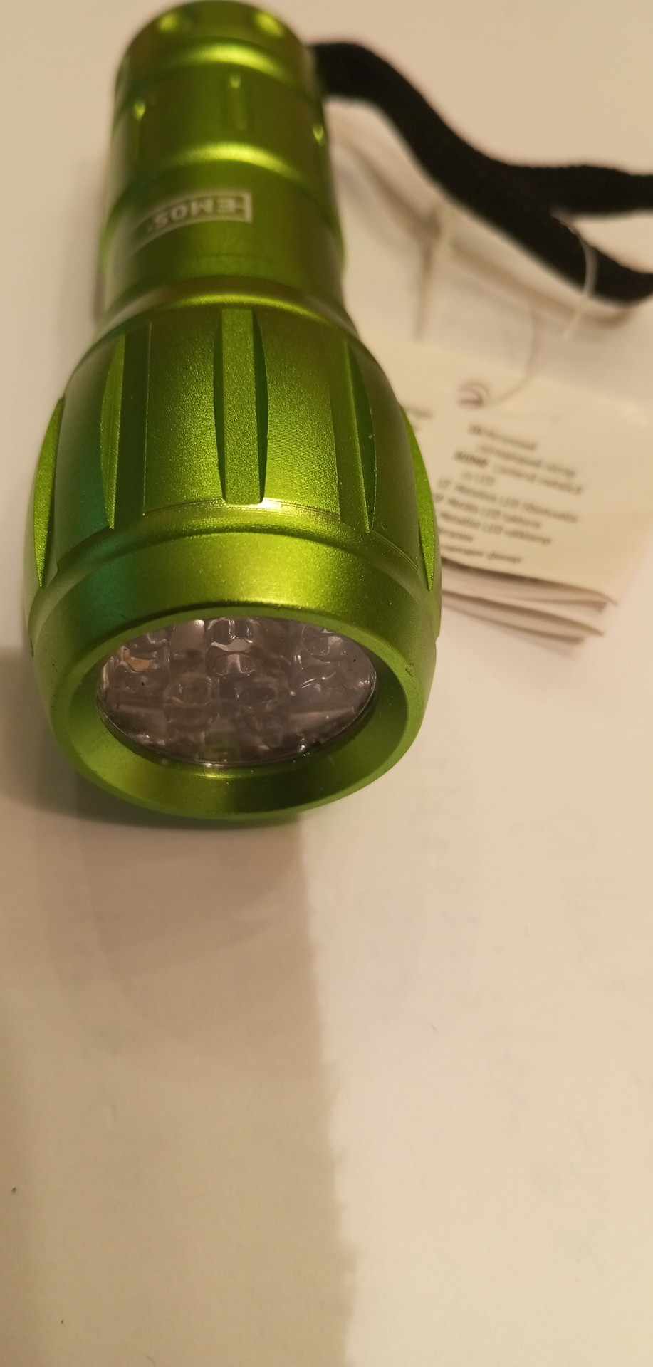 Kovová svítilna Emos E-946 - zelená metalická