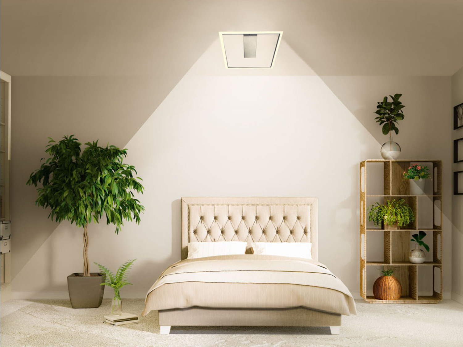Stropní LED svítidlo LIV&BO - ČTVERCOVÉ - 1400 lm