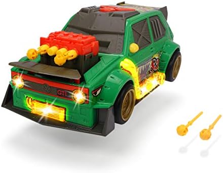 DICKIE TOYS STŘÍLEJÍCÍ VOLKSWAGEN GOLF 1 SE ZVUKY A SVĚTLY