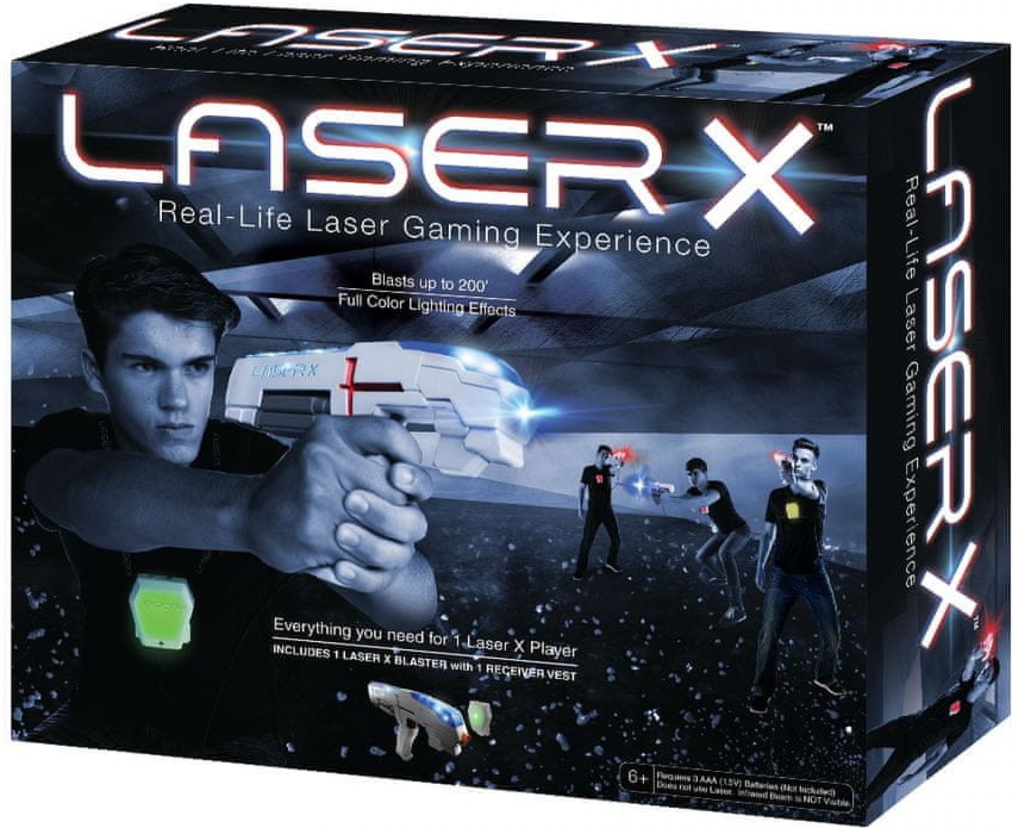 Laser-X pistole na infračervené paprsky – sada pro jednoho LAS88011