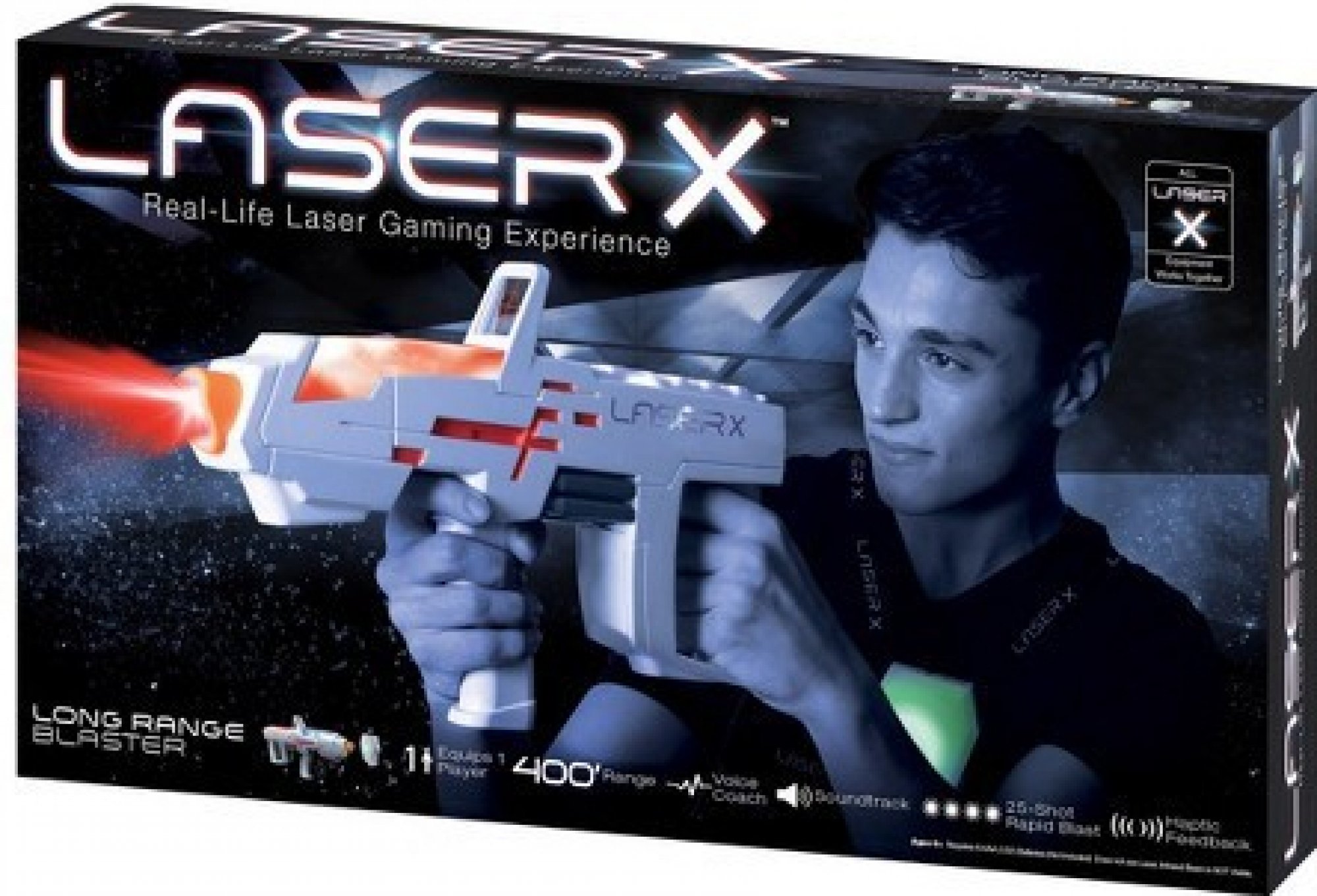 Laser X Long Range Blaster pistole na infračervené paprsky – LAS88031