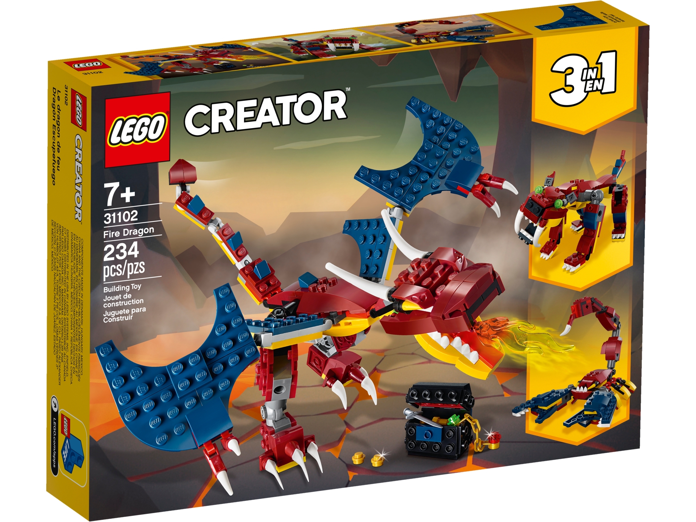 LEGO® Creator 31102 Ohnivý drak