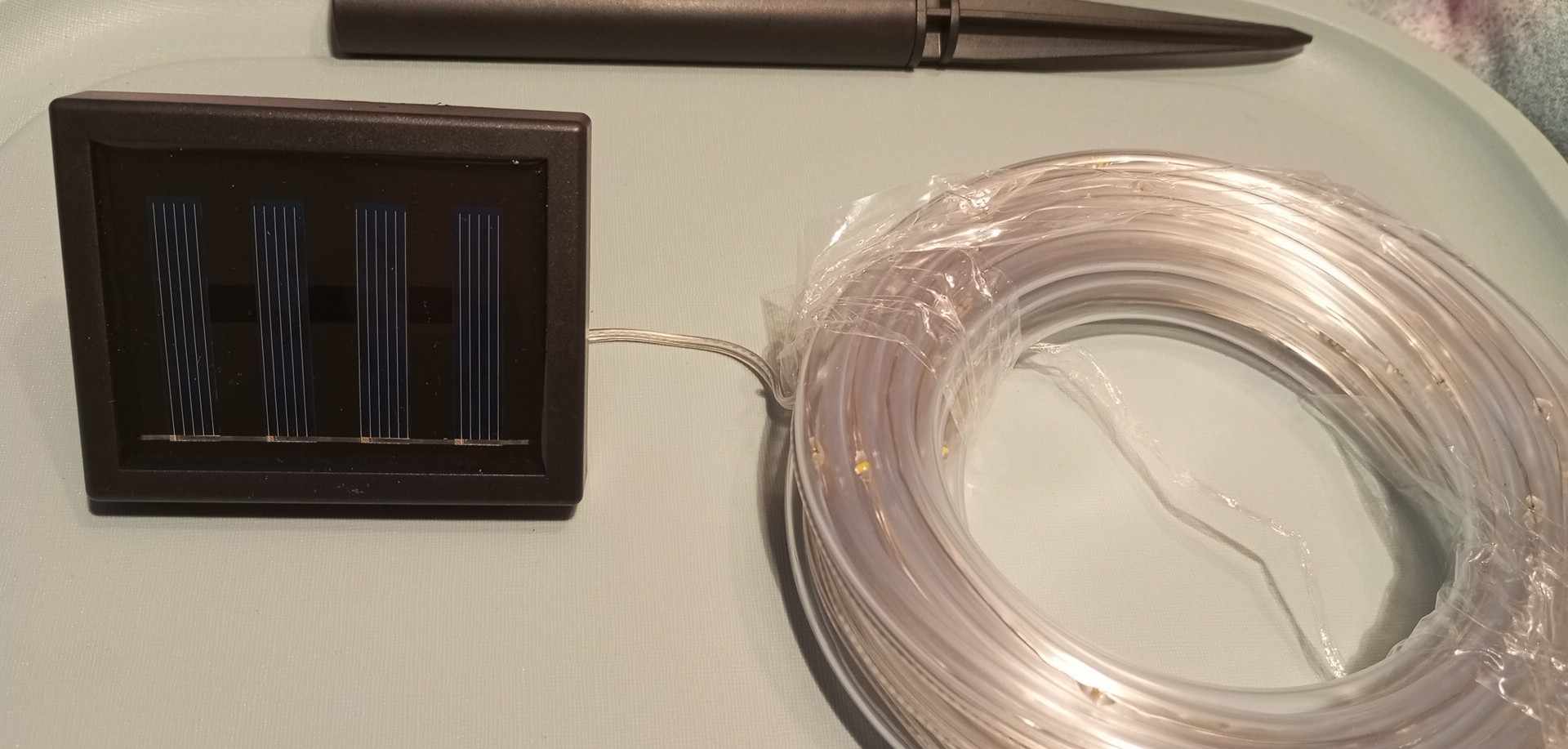 Led solární dekorační provaz 50 diod - 4.9m 