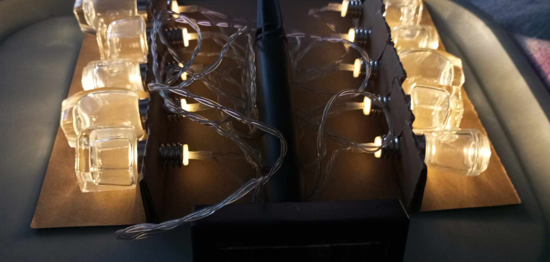 LED SOLÁRNÍ SVĚTELNÝ ŘETEZ 10 KS LAHVIČKY