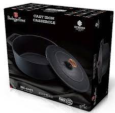 Litinový pekáč s poklicí 24 cm BERLINGERHAUS Black Rose BH-6492