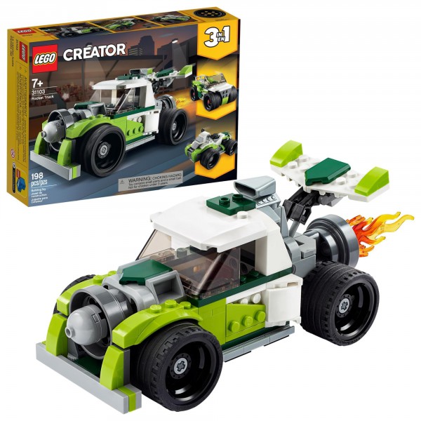 LEGO CREATOR 31103 AUTO S RAKETOVÝM POHONEM