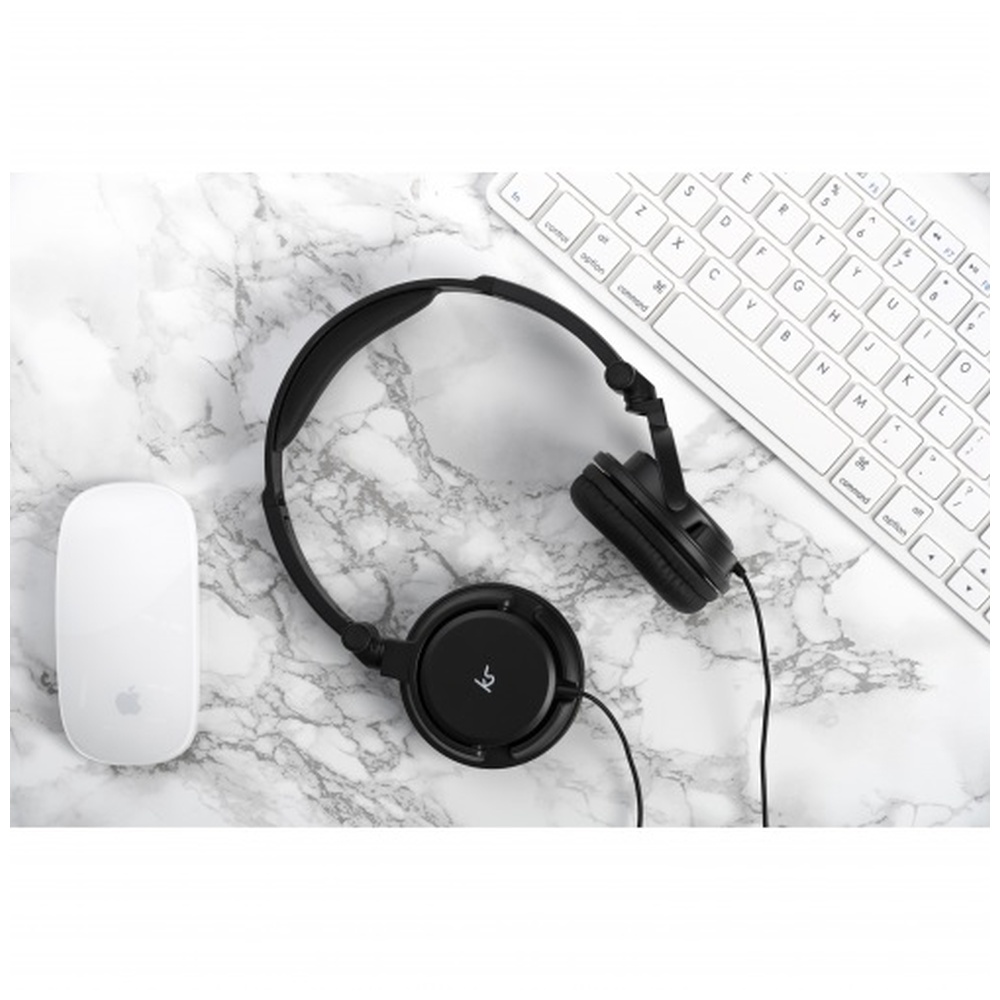 Multifunkční sluchátka s mikrofonem KITSOUND iD - ČERNÁ