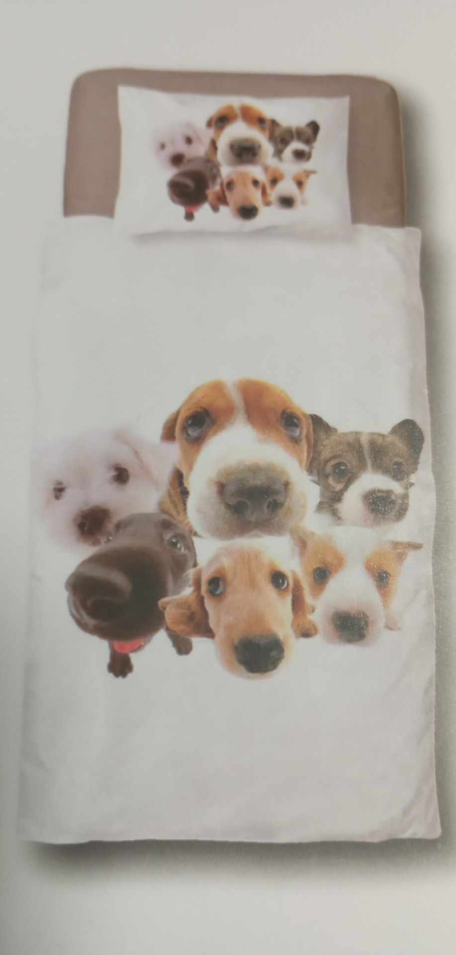 DVOUDÍLNÉ 3D POVLEČENÍ - PES - 140X200CM 70X90CM