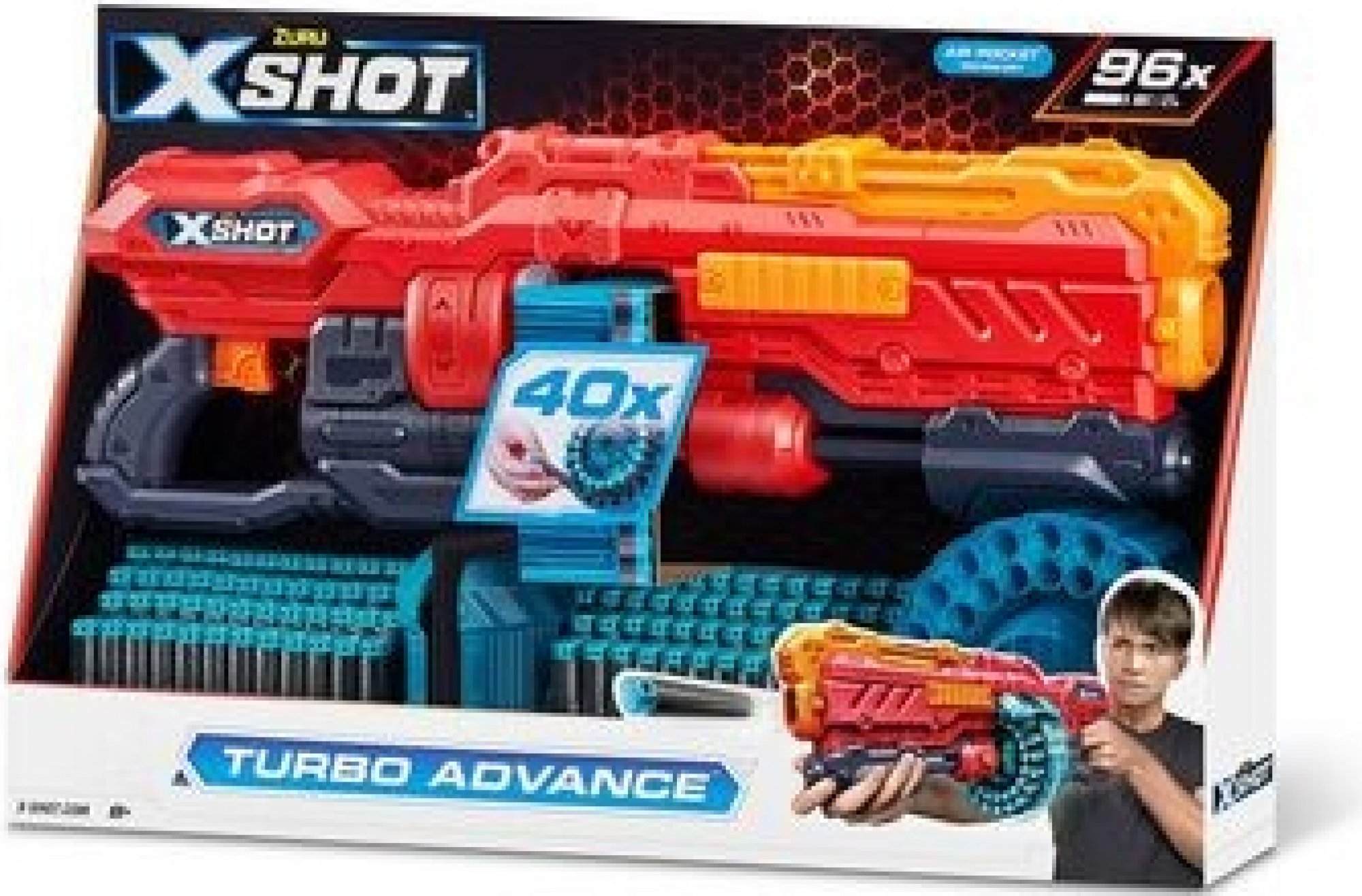 Pistole Zuru X-Shot Turbo Advance