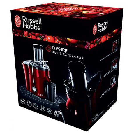 STYLOVÝ ODŠŤAVŇOVAČ RUSSELL HOBBS 20366-56 DESIRE JUICER- RED