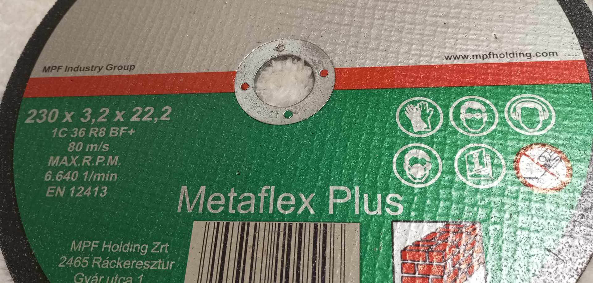 Kotouč do uhlové brusky 230mm - Metaflex Plus 230x3.2x22.2