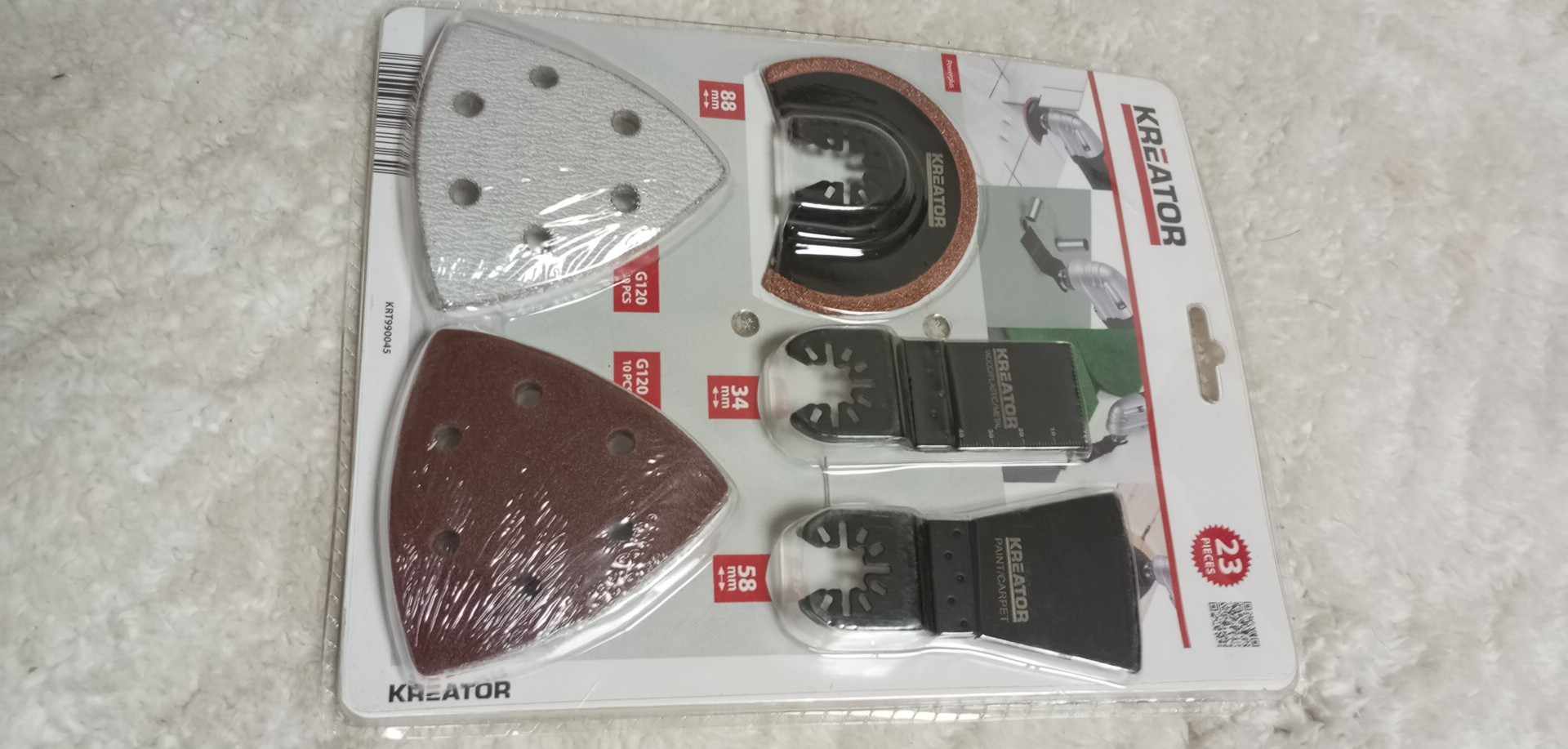 Sada pro multifunkční brusky 23ks KREATOR KRT990045 