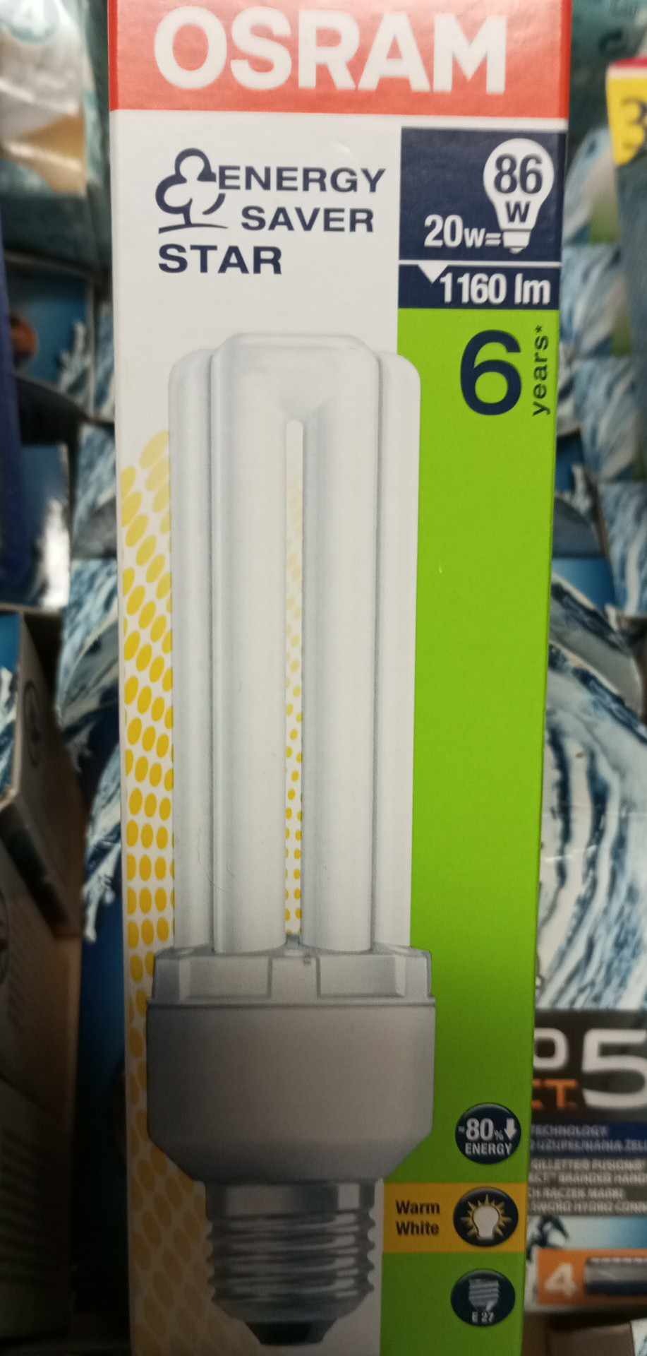Úsporná žárovka Osram Duluxs Star Stick 20W E27