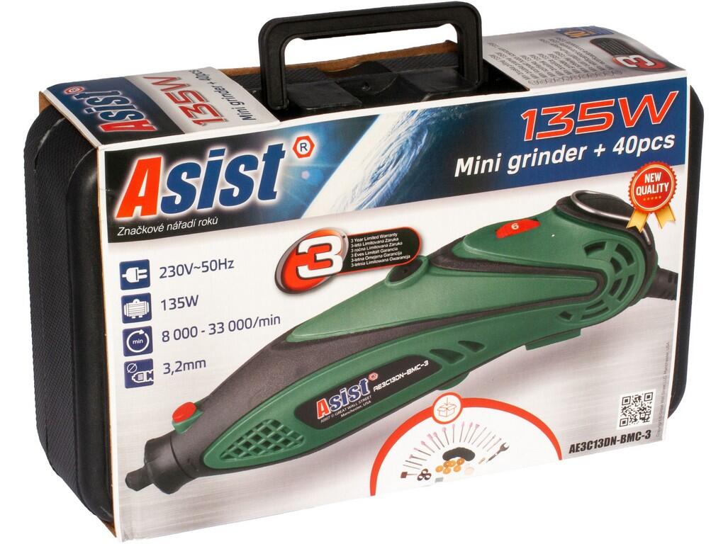 Mini Bruska Asist AE3C13DN-BMC-2 - 41 ks + kufr