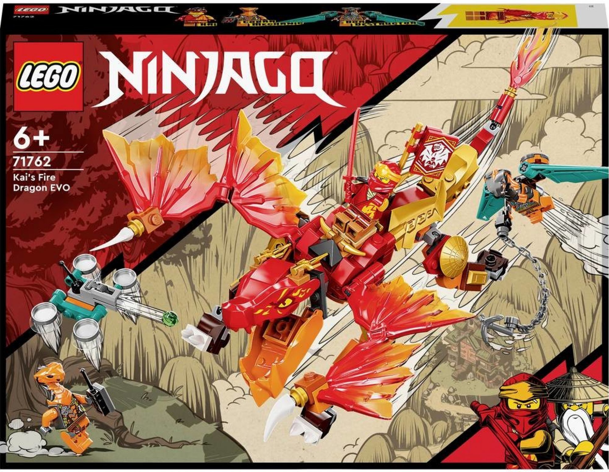 LEGO® NINJAGO® 71762 Kaiův ohnivý drak