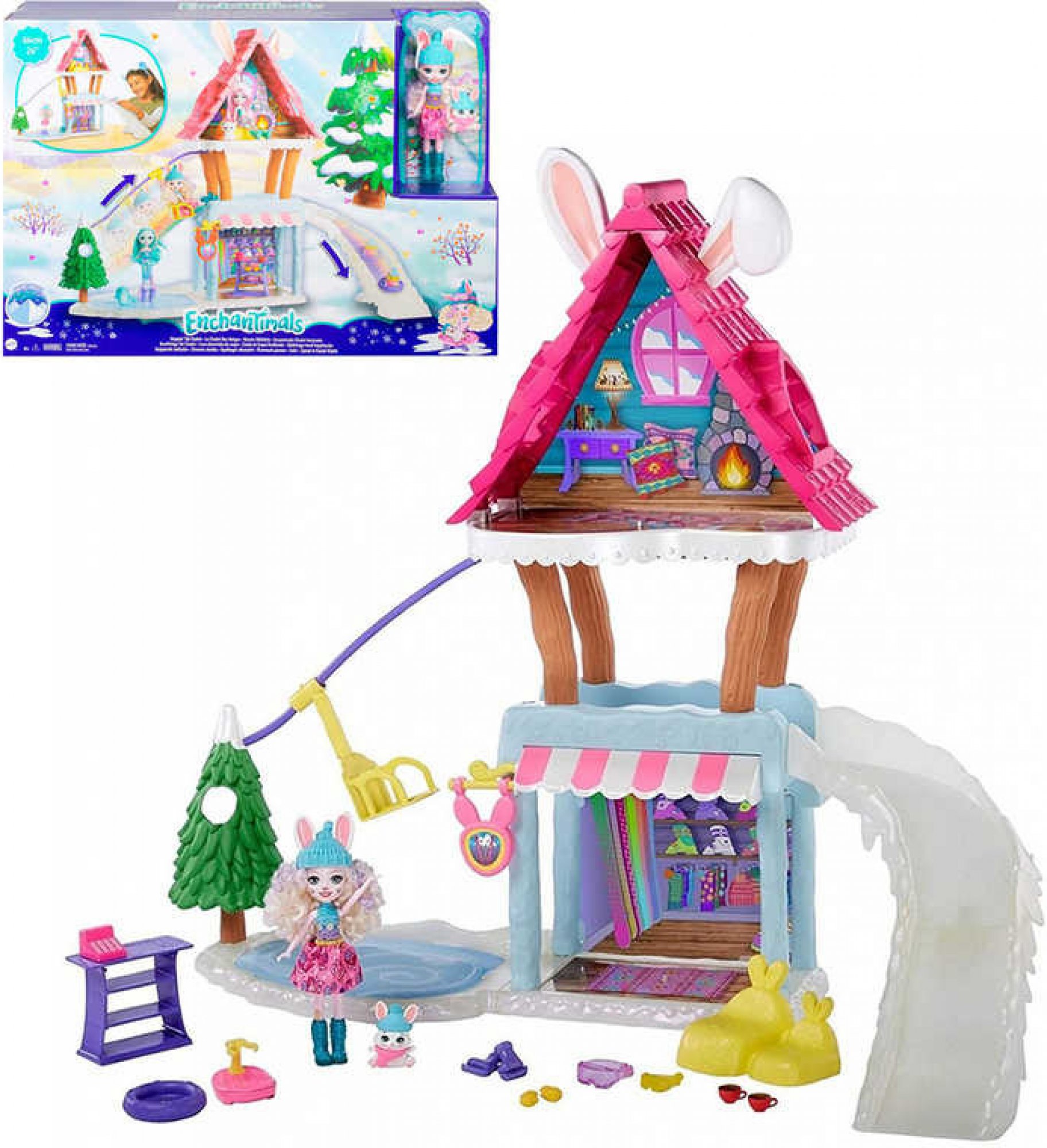 Enchantimals Horská chatka herní GJX50