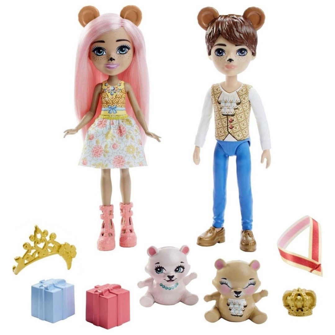 Mattel Enchantimals Královský pár Braylee a Bannon