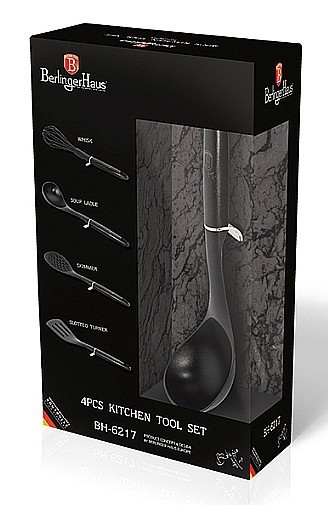 Kuchyňské sada náčiní 4 ks BERLINGERHAUS  Royal Black Collection GL-6217