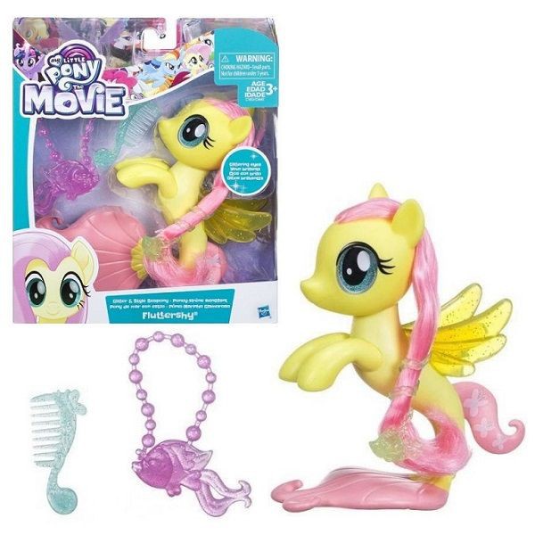 HASBRO MY LITTLE PONY MOŘSKÝ PONÍK S MÓDNÍMI DOPLŇKY 15 CM FLUTTERSHY
