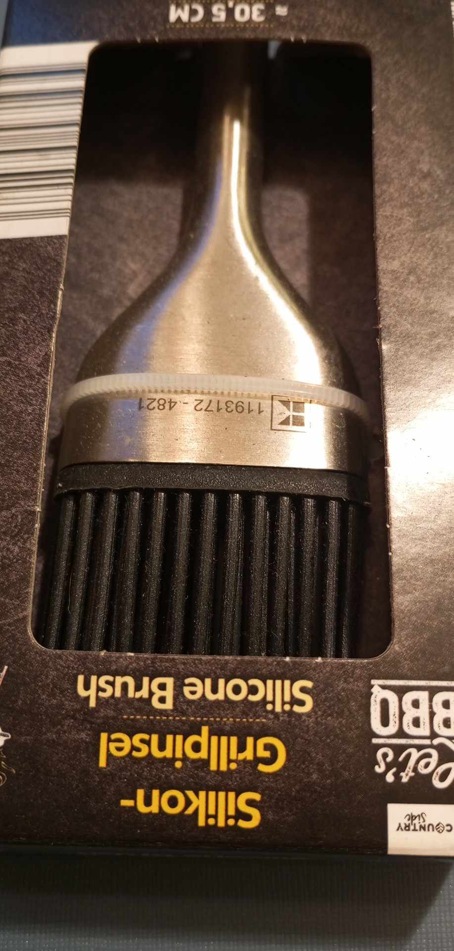 Silikonový štětec na grilování CountrySide - nerez