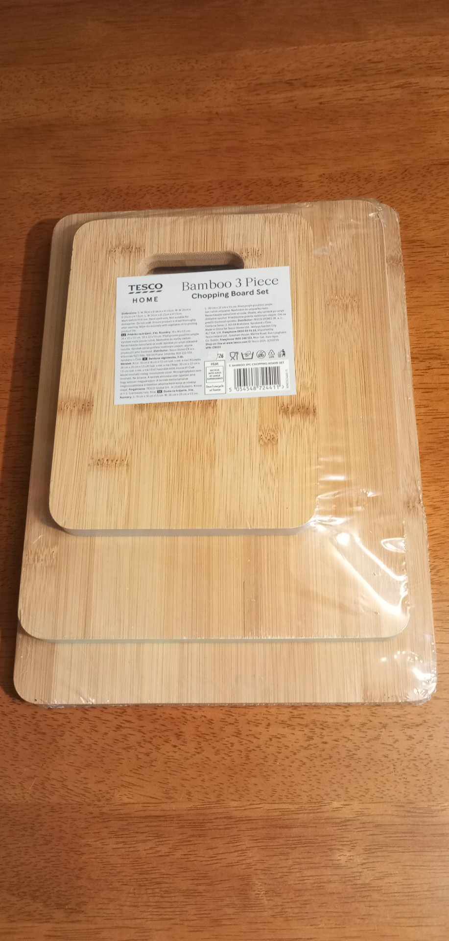 Bambusové prkénko na krájení 3ks