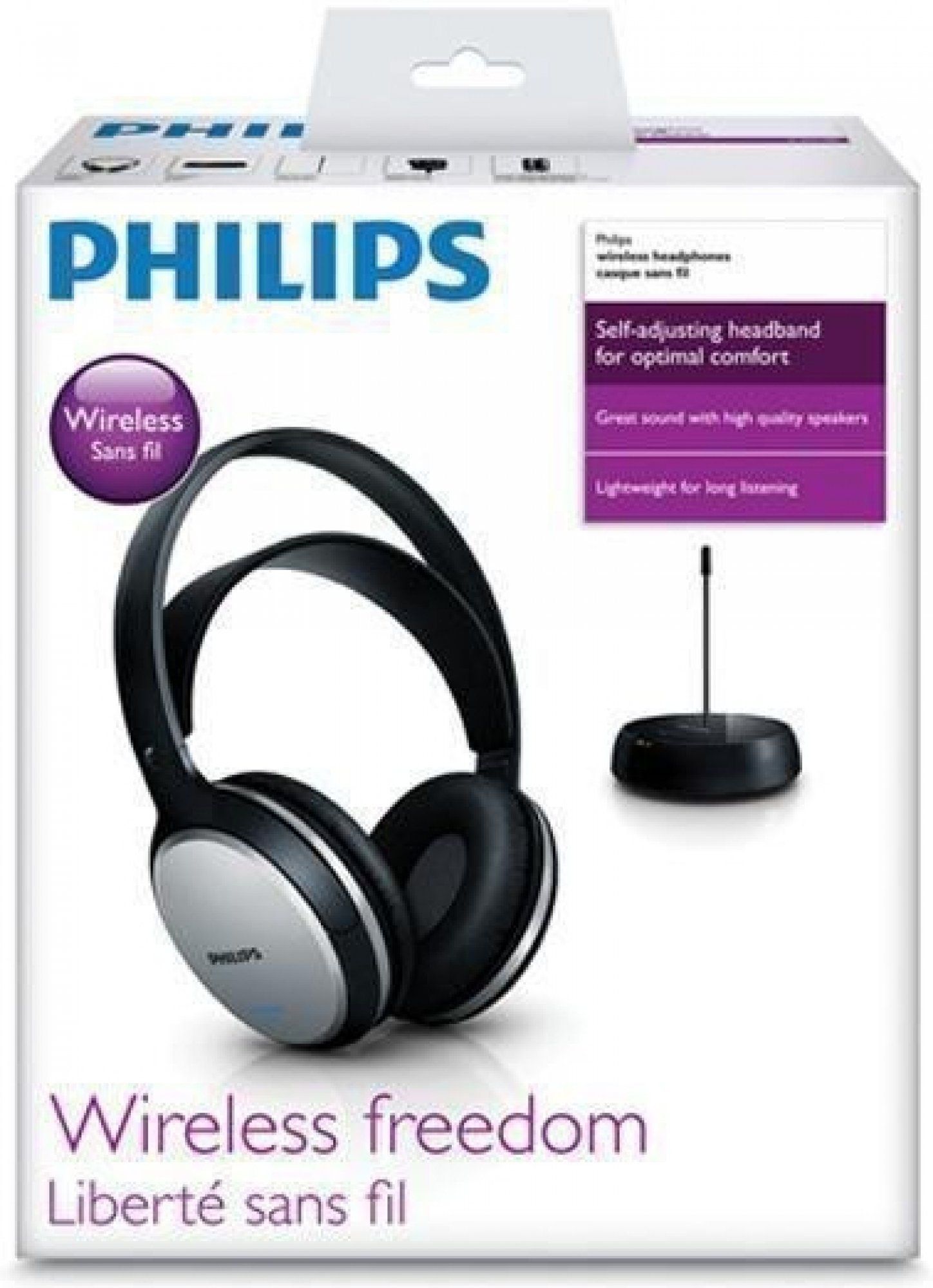 Bezdrátová HiFi sluchátka Philips SHC5100/10
