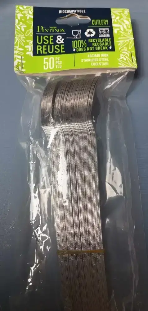 Lžička long nerez 185 mm - Use&Reuse 50 ks