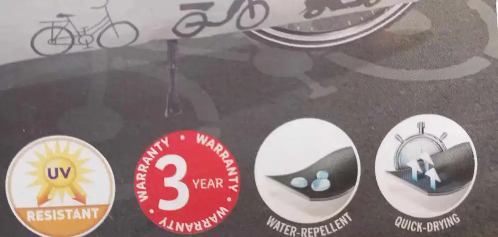 Ochranná plachta na motocykl - Crivit